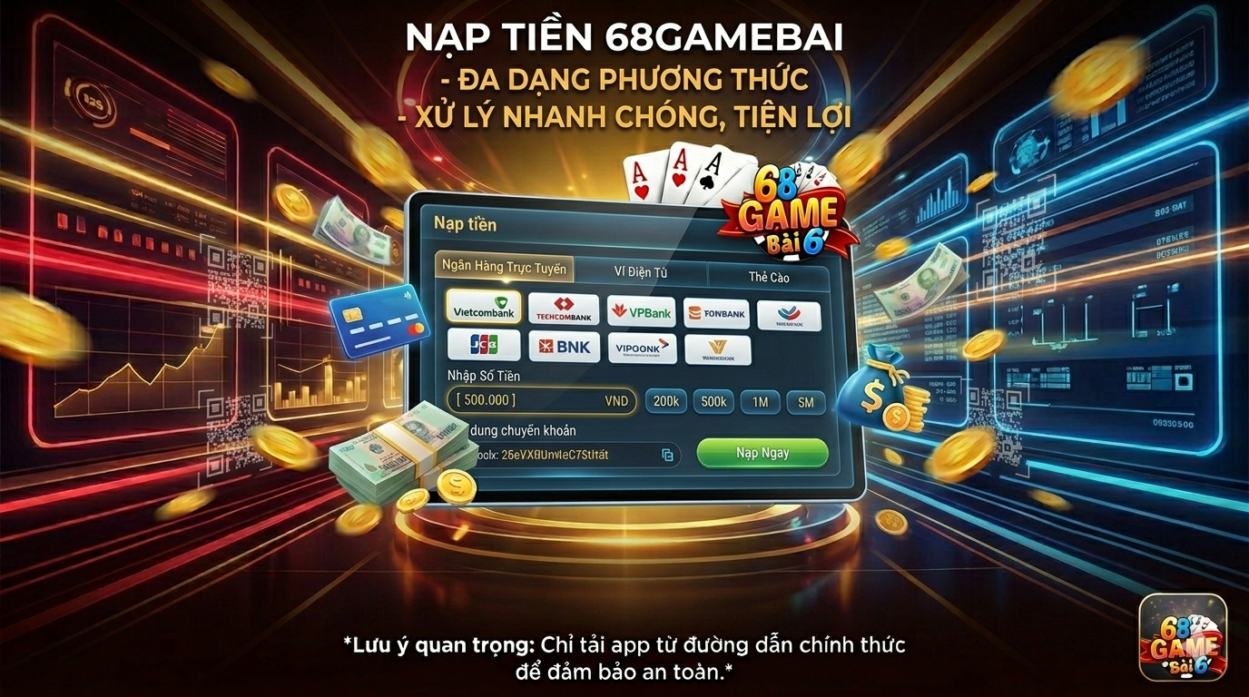 Nạp tiền 68gamebai